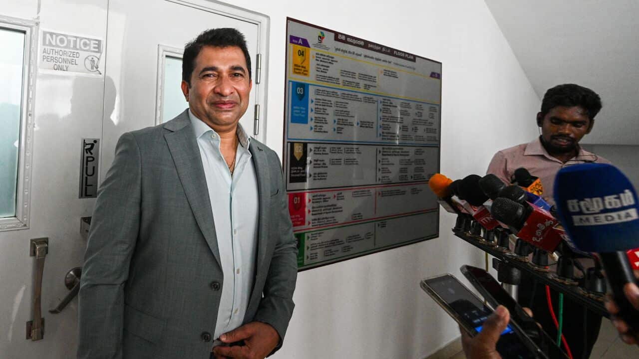 CRICKET-SRI-WC-2023-POLITICS