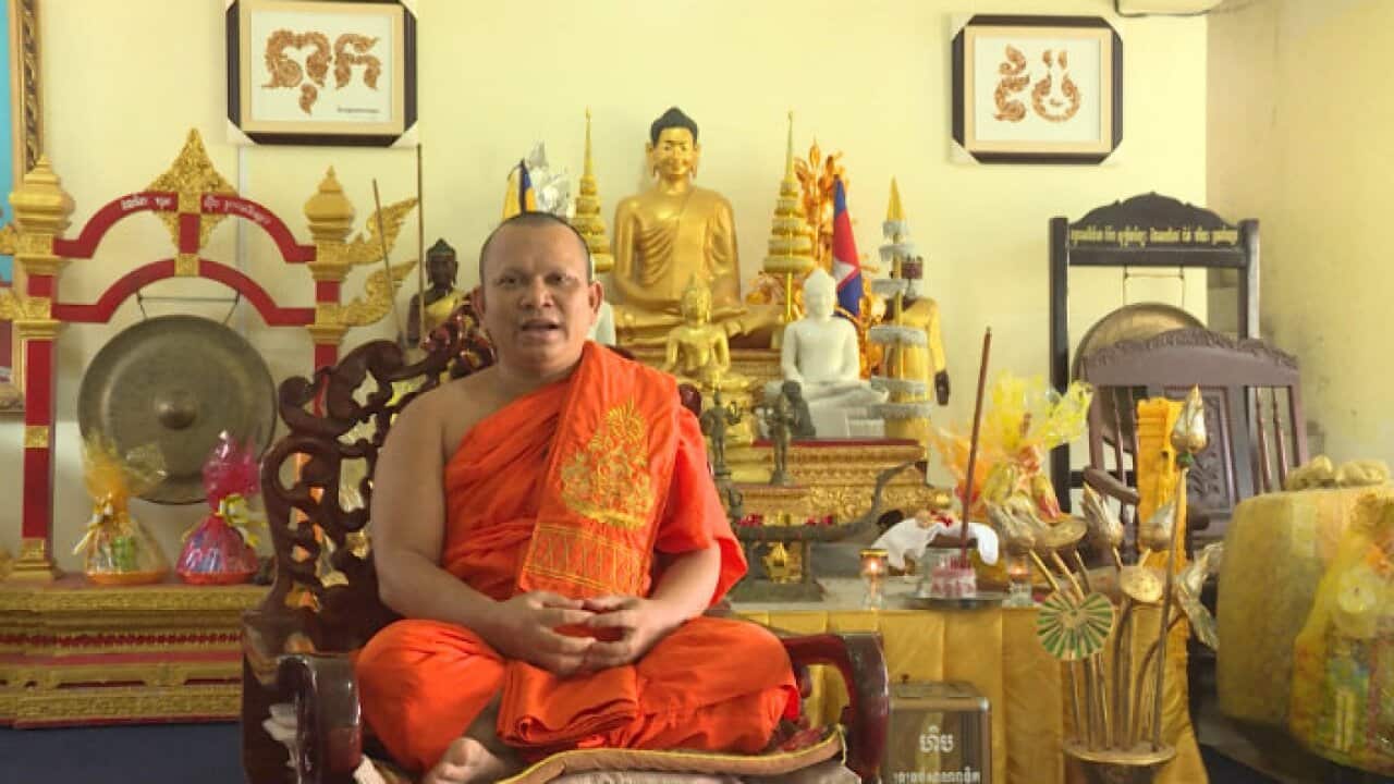Venerable Soeu Heng, deputy dean of the Buddhism University of Sihanouk Raja