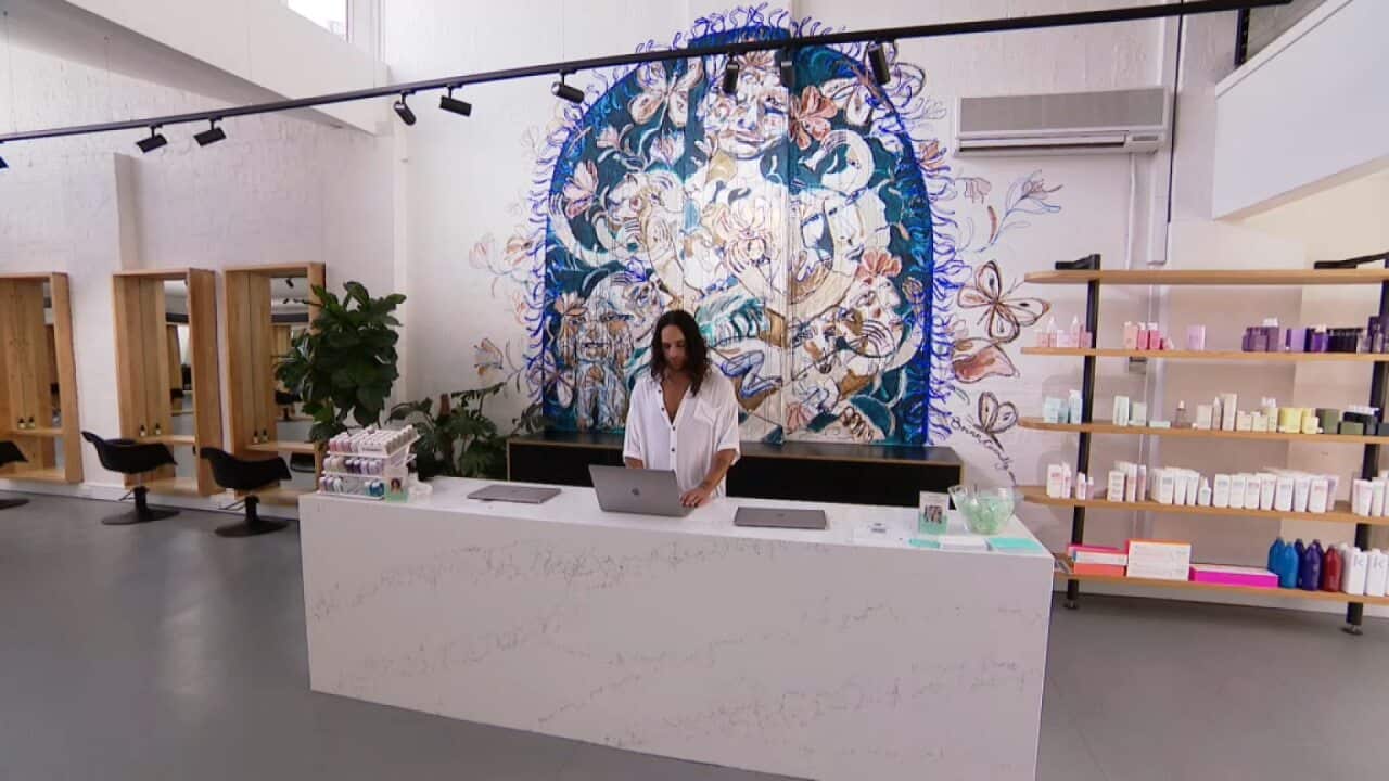 Hair salon Edwards and Co say they are almost booked out to the end of the year as people priortise getting a haircut.