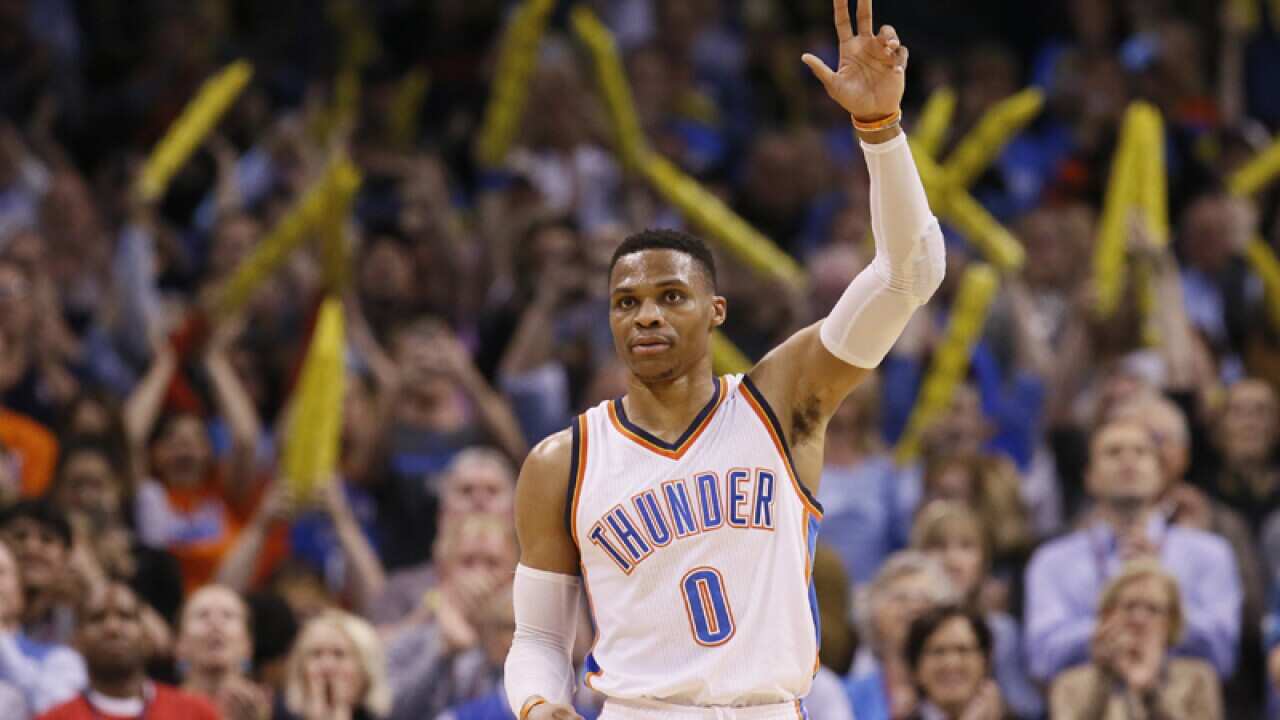 Oklahoma City Thunder guard Russell Westbrook