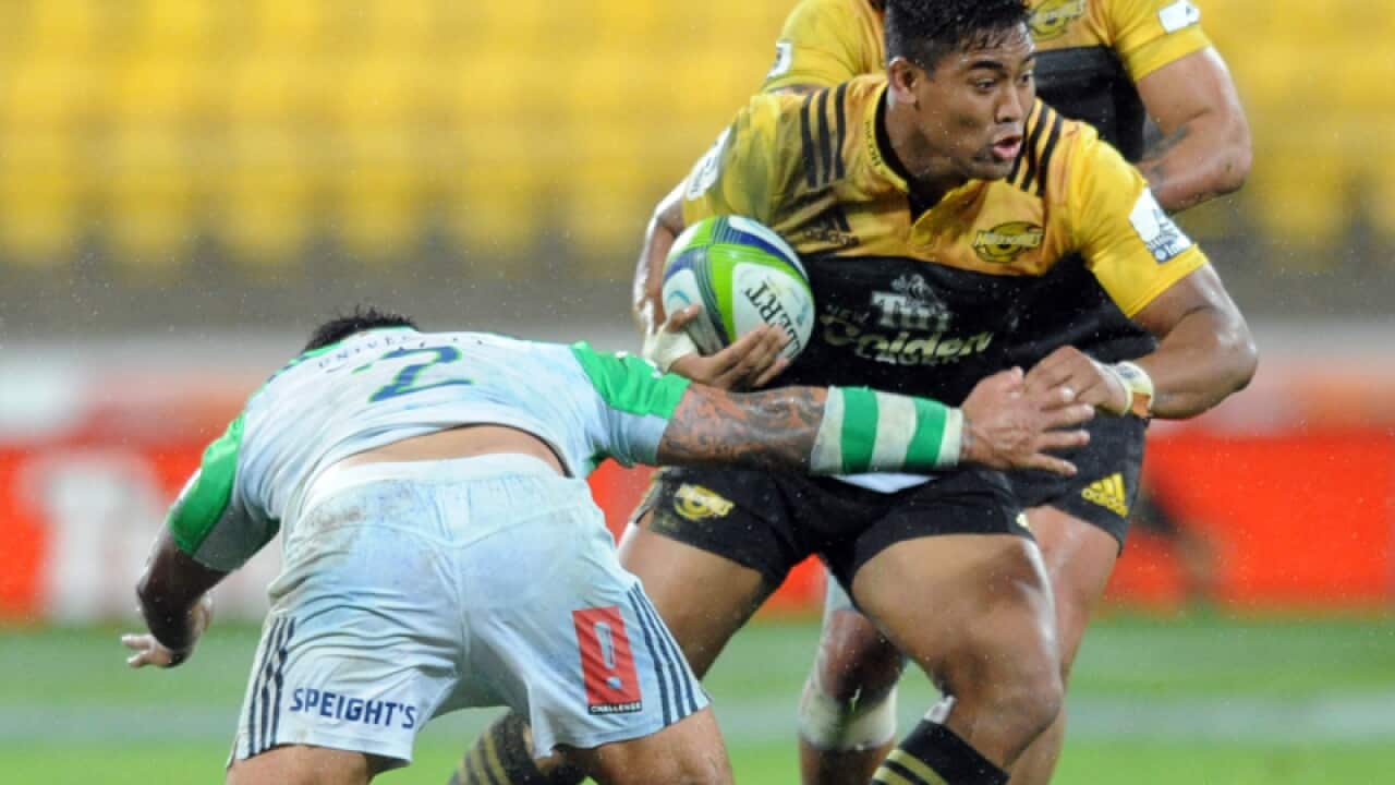 Julian Savea of the Hurricanes