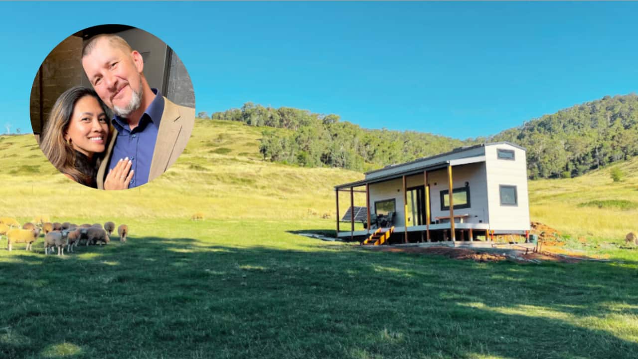 Lizzie Villestas and David Menhennett built an 8-meter, twin-loft tiny house on wheels for approximately $130,000 AUD.