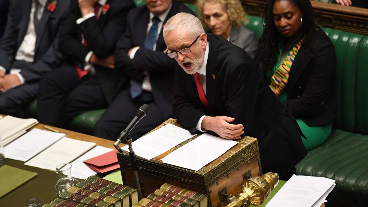 Labour leader Jeremy Corbyn tells MPs he does not trust Prime Minister Boris Johnson