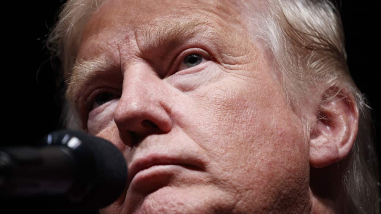 Republican presidential candidate Donald Trump