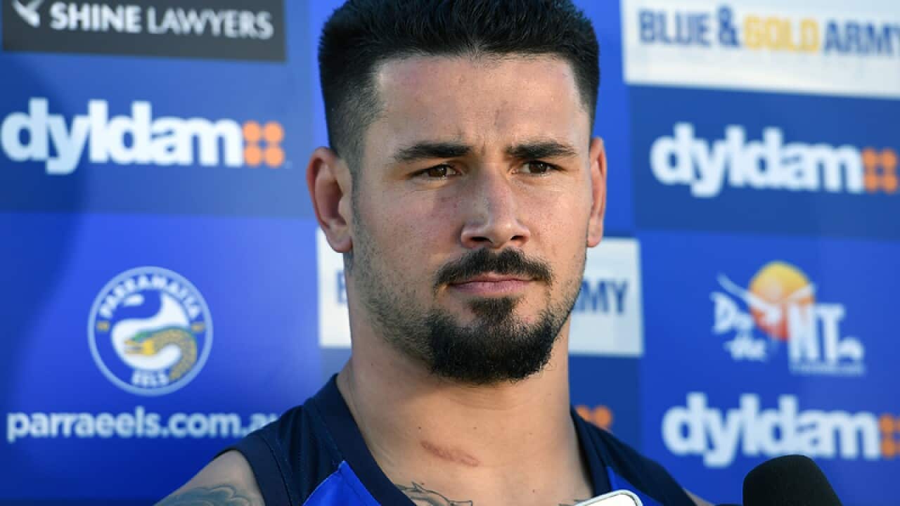 Parramatta Eels NRL player Nathan Peats