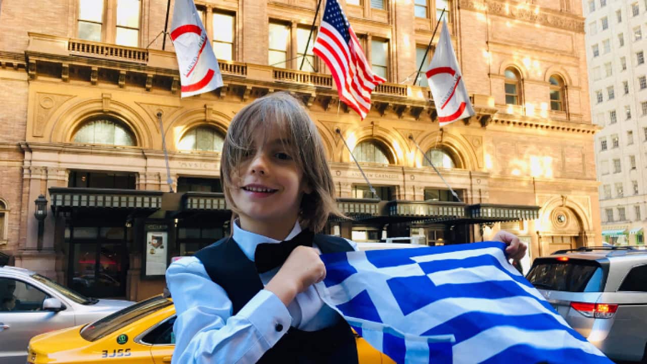 Stelios Kerasidis is a 6-years-old piano prodigy