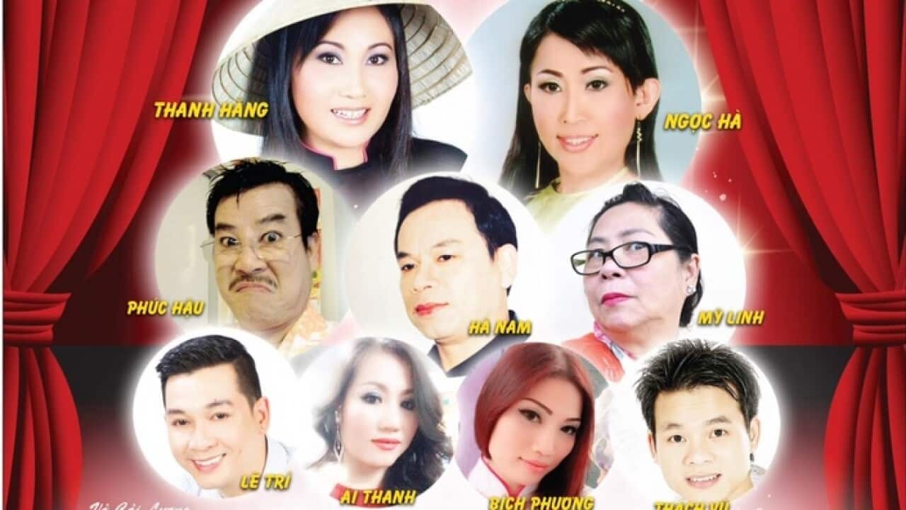 Các nhgệ sĩ trong vở Đi Biển Một mình