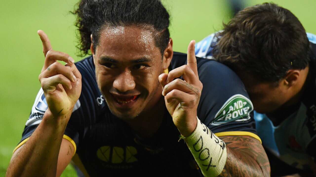 Joe Tomane of the Brumbies