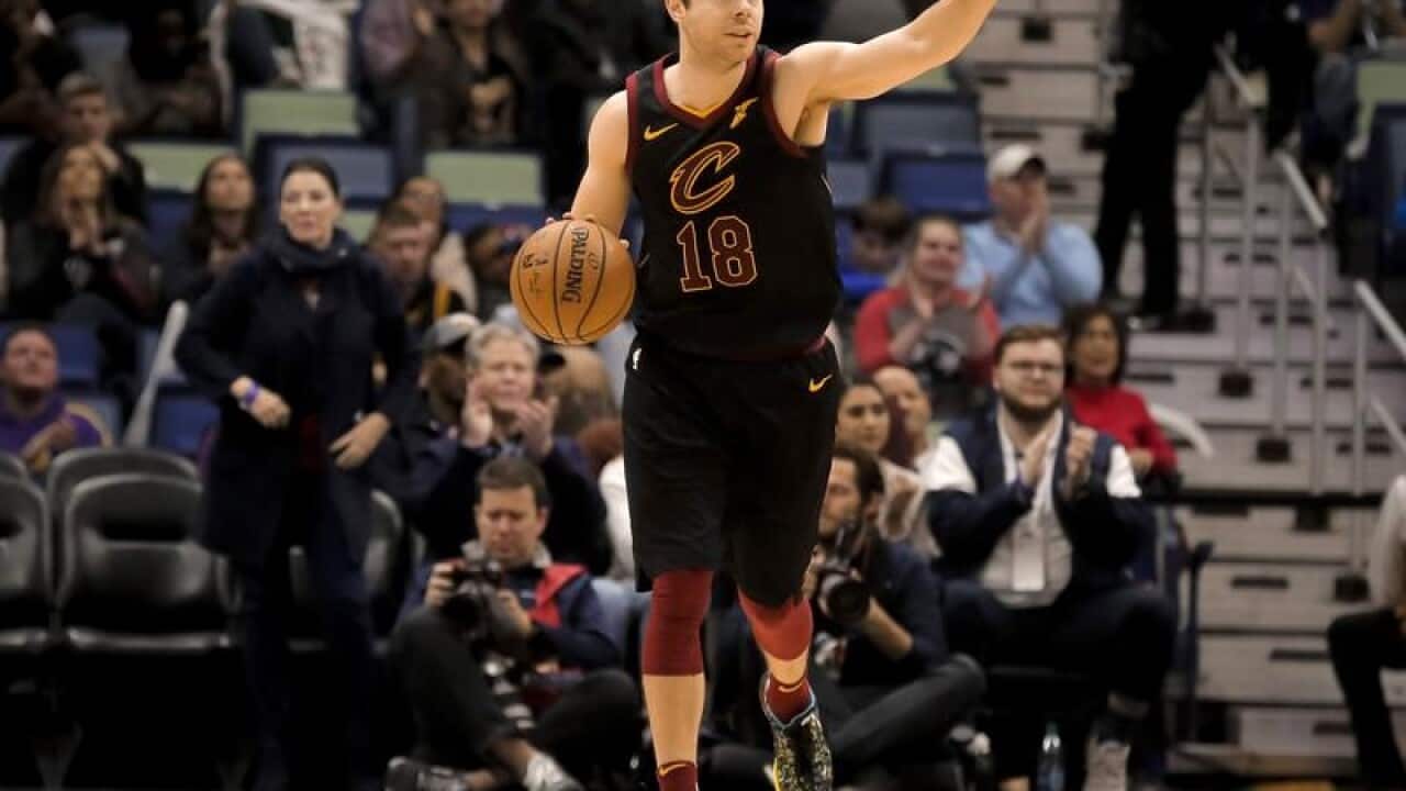 Cleveland Cavaliers guard Matthew Dellavedova.