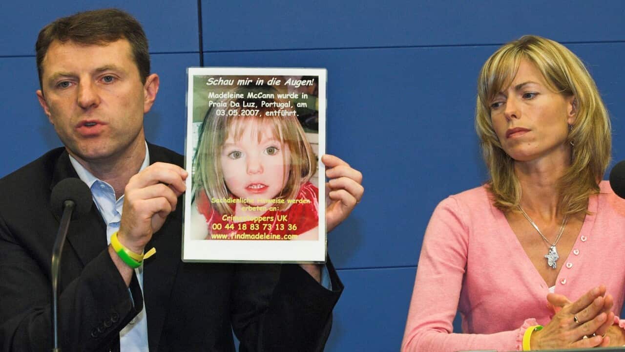 Gerry, left, and Kate McCann, parents of Madeleine McCann