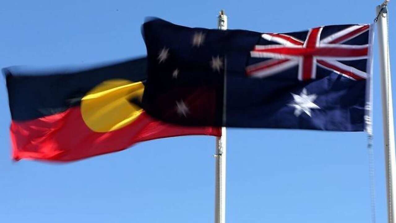 Aboriginal and Australian flags