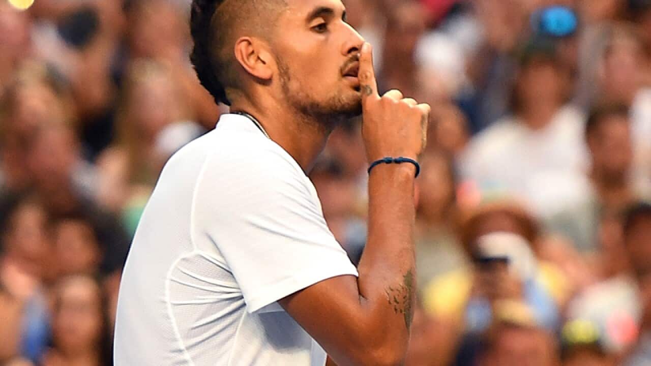 Nick Kyrgios of Australia
