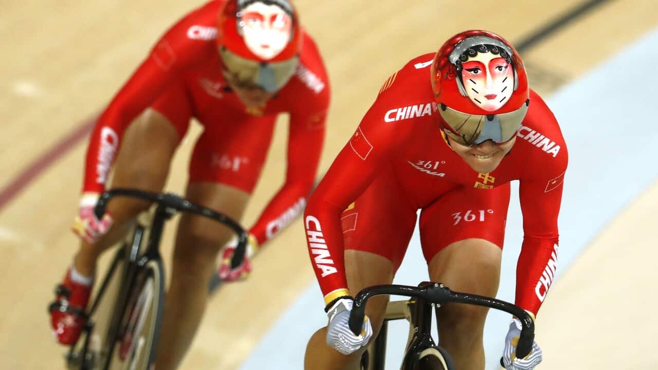 2016 Rio Olympic Games Track Cycling Day 2 team sprint China
