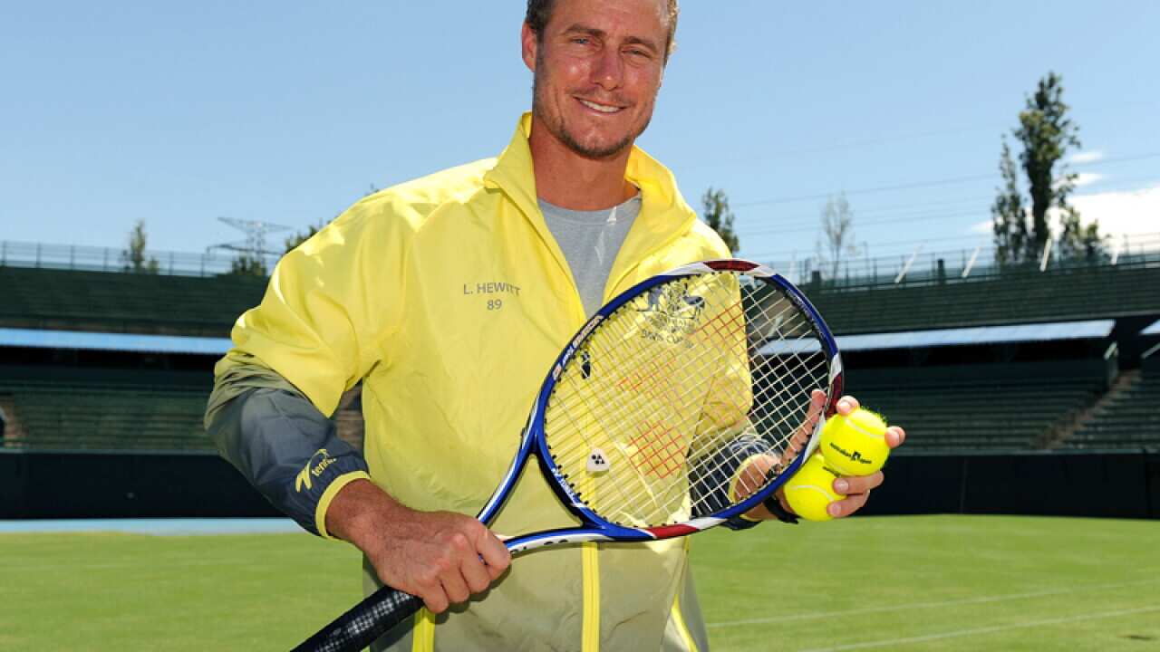 Australian Davis Cup captain Lleyton Hewitt