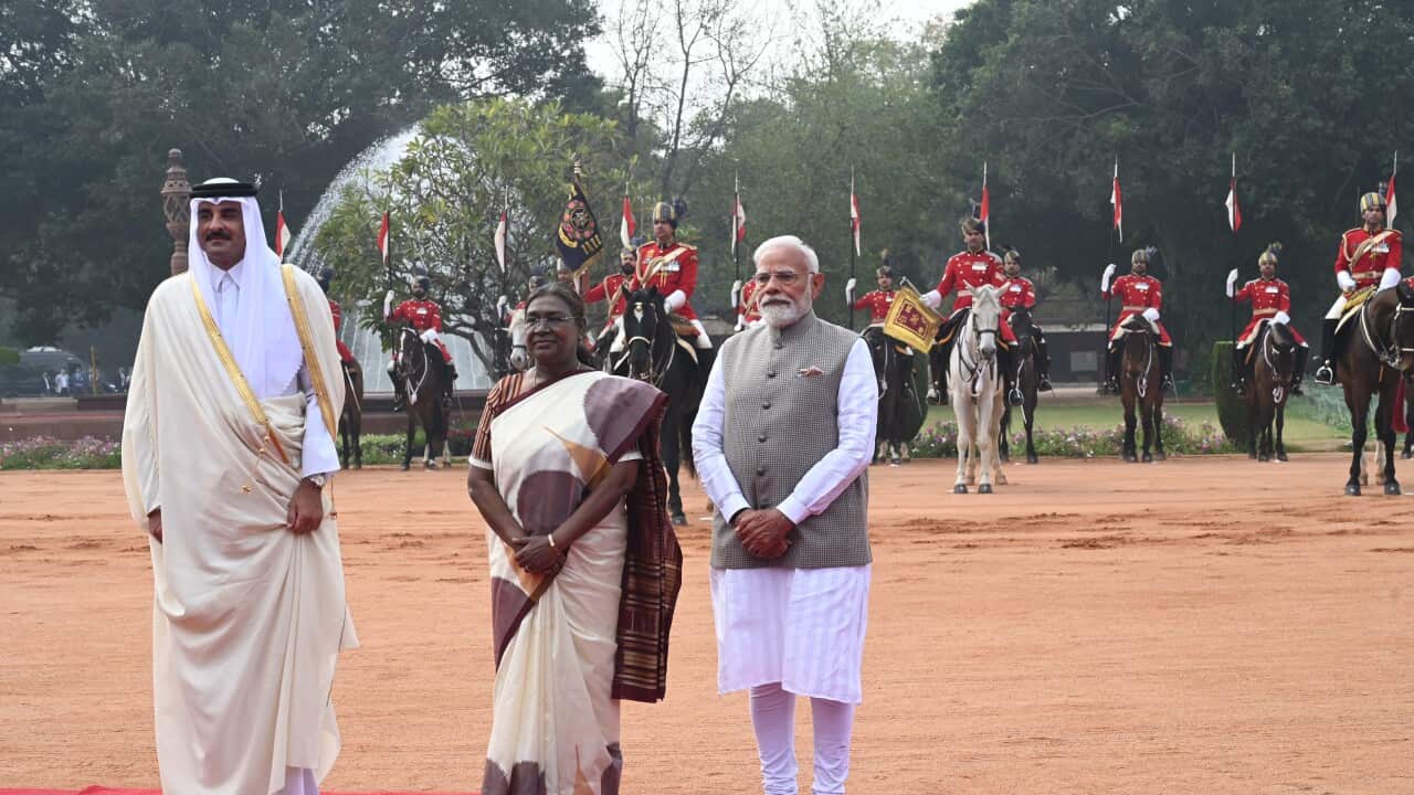 India: Qatar Emir Sheikh Tamim bin Hamad Al Thani Meets PM Narendra Modi in Delhi