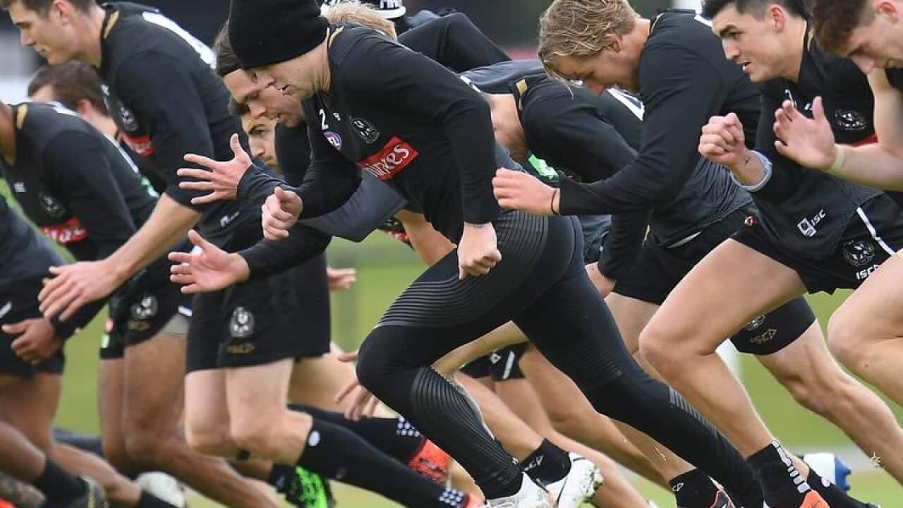 Collingwood players