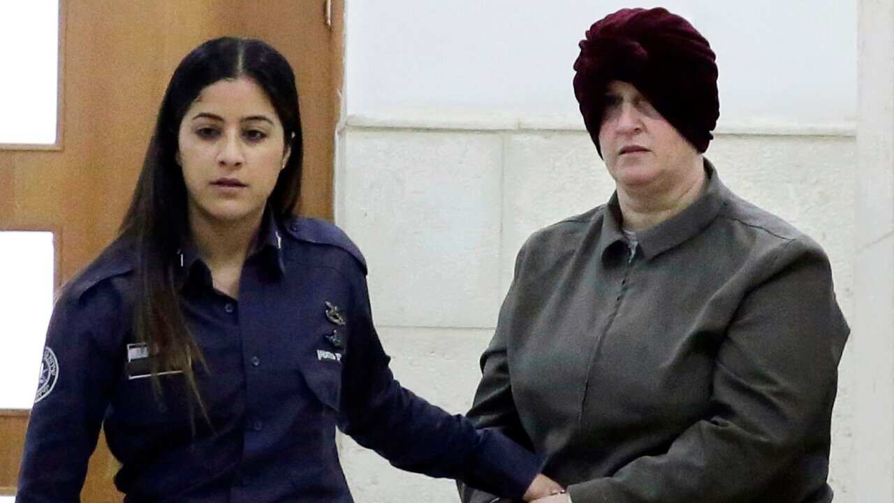 Malka Leifer at court, Jerusalem