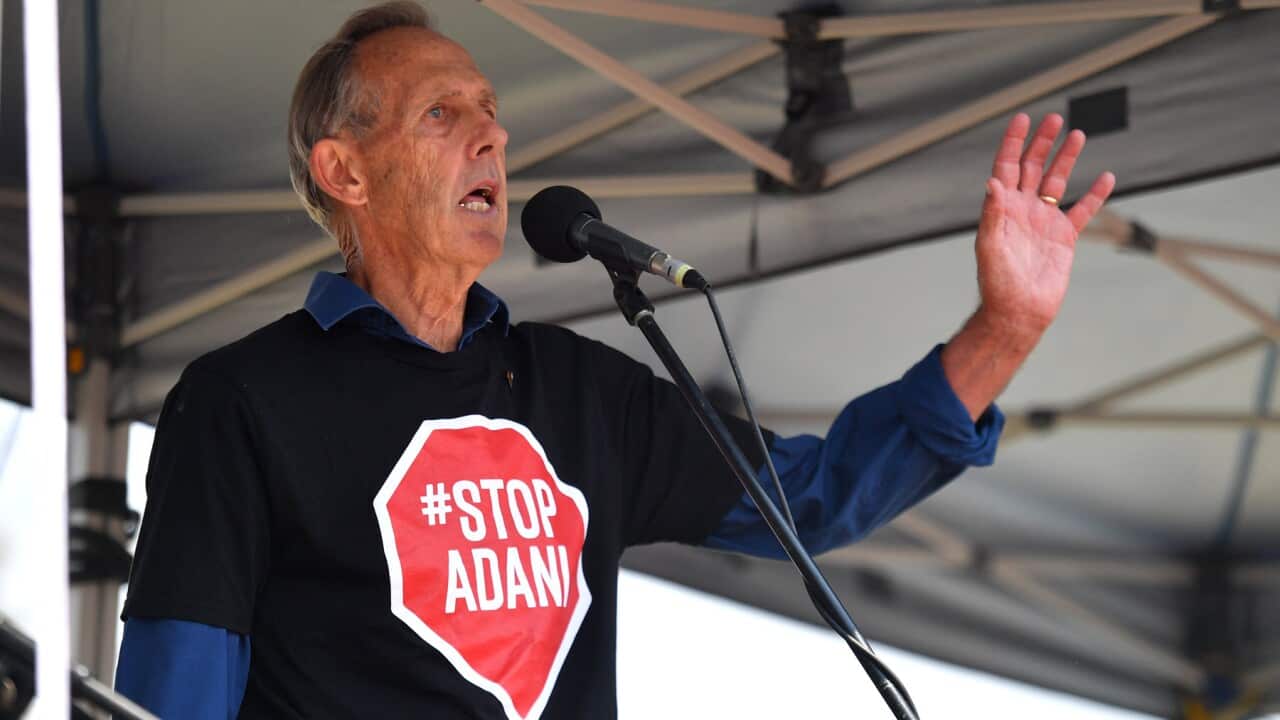 Former Greens leader Bob Brown at a protest (AAP).jpg