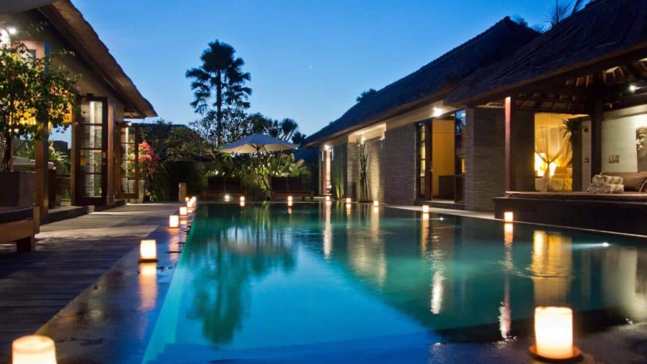 Peppers villas in Seminyak, Bali.