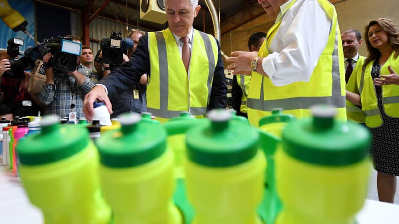 Malcolm Turnbull at 'Bottles of Australia' in Canberra