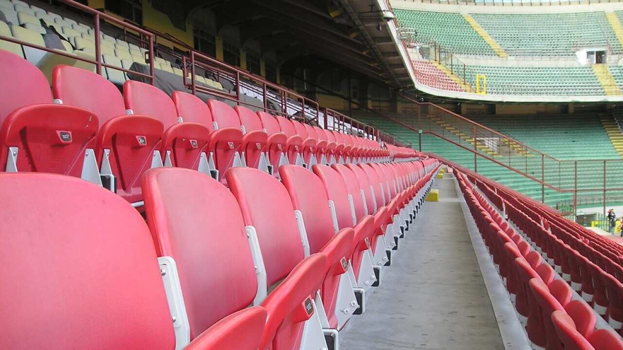 Un'immagine dello stadio Giuseppe Meazza di Milano