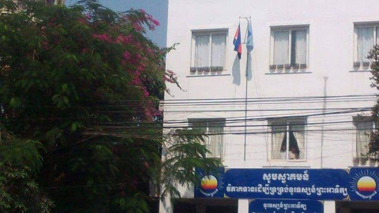 Student in front of CNRP