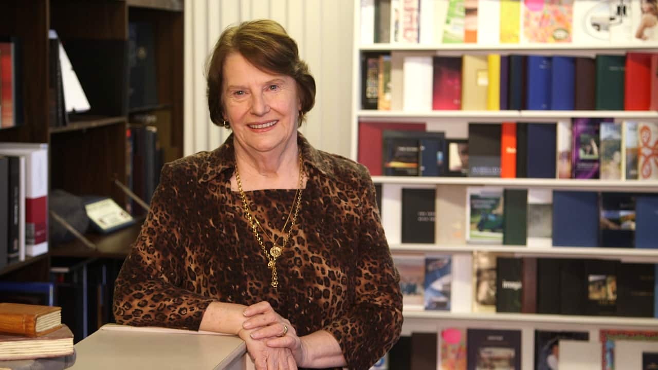 Nita Sams is one of the few females in a male-dominated bookbinding industry.