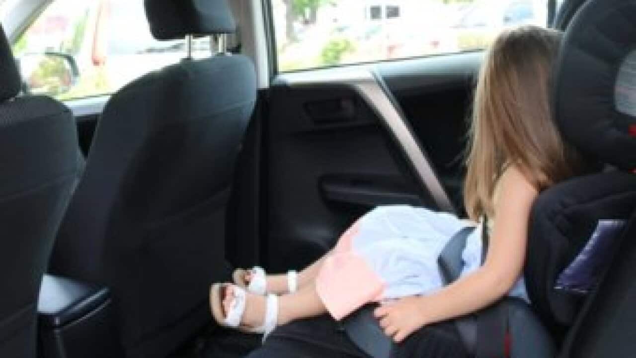 Children were left in cars in 37 degrees heat.