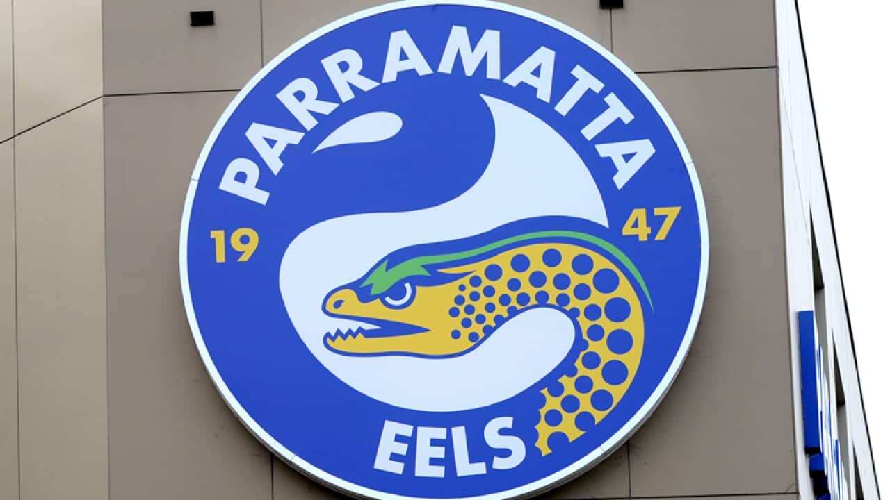 Parramatta Eels Rugby club signage