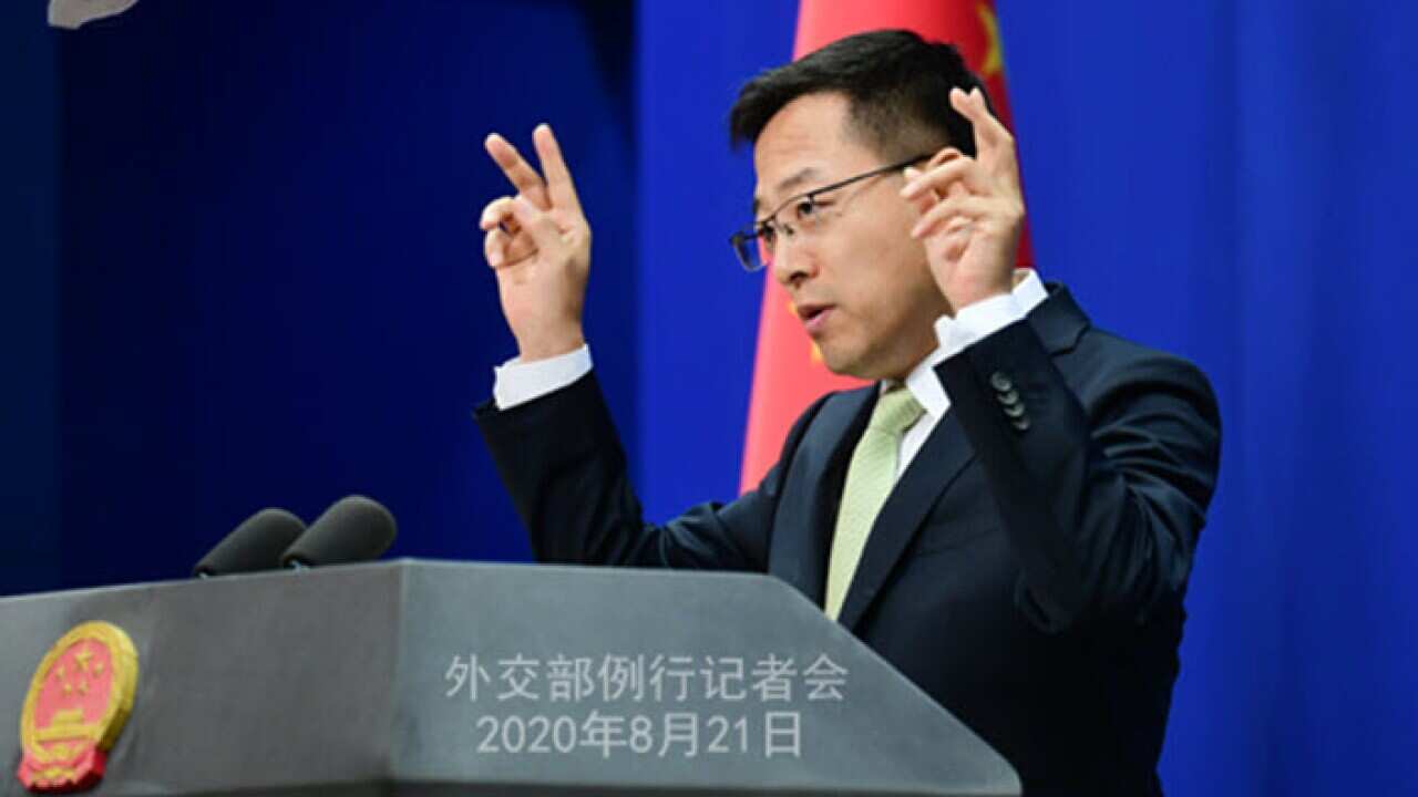 Chinese Foreign Ministry spokesman Zhao Lijian