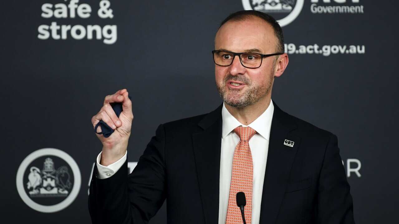 ACT Chief Minister Andrew Barr. 