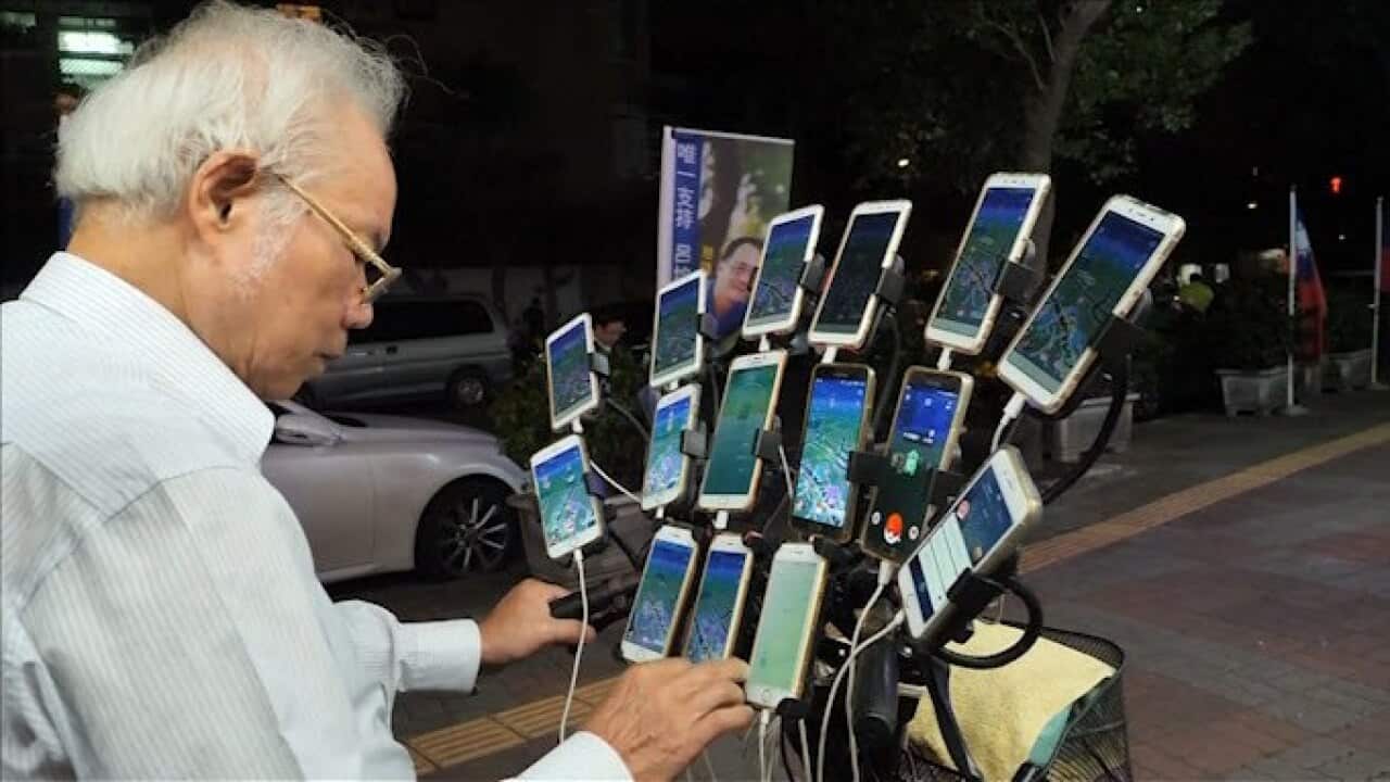 Pokemon Go player