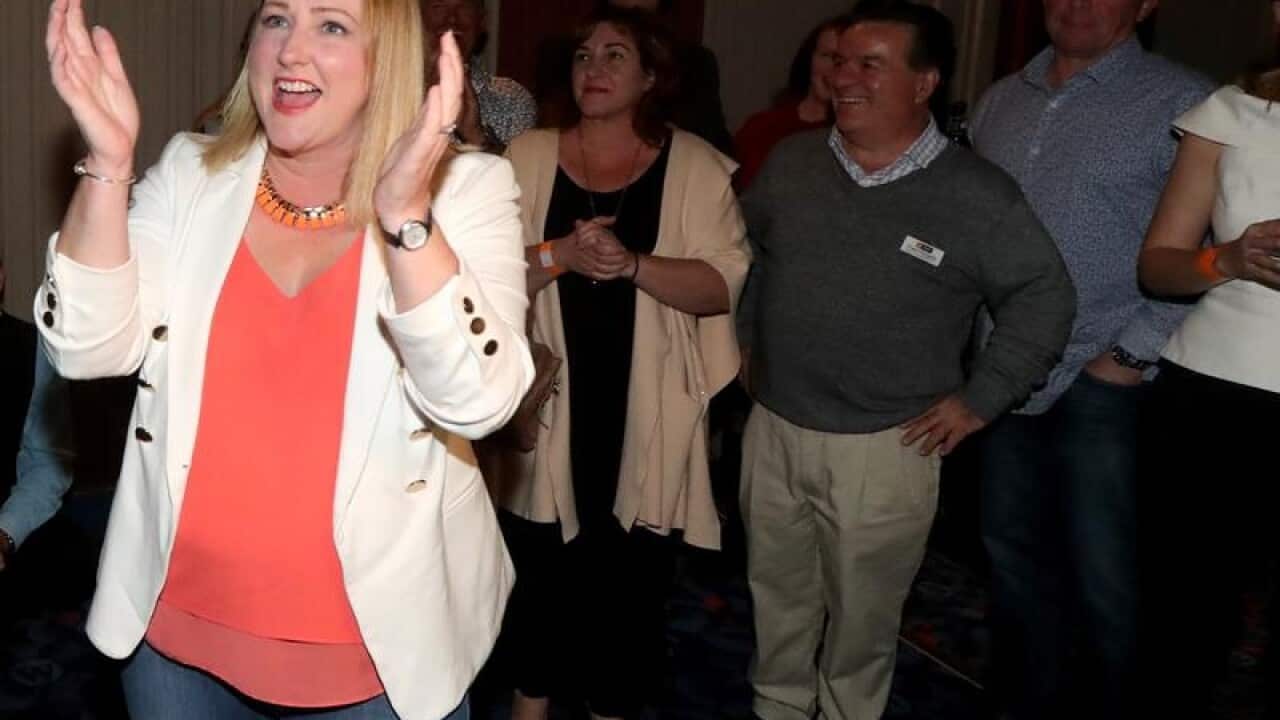 Central Alliance MP Rebekha Sharkie in Mitcham, Adelaide