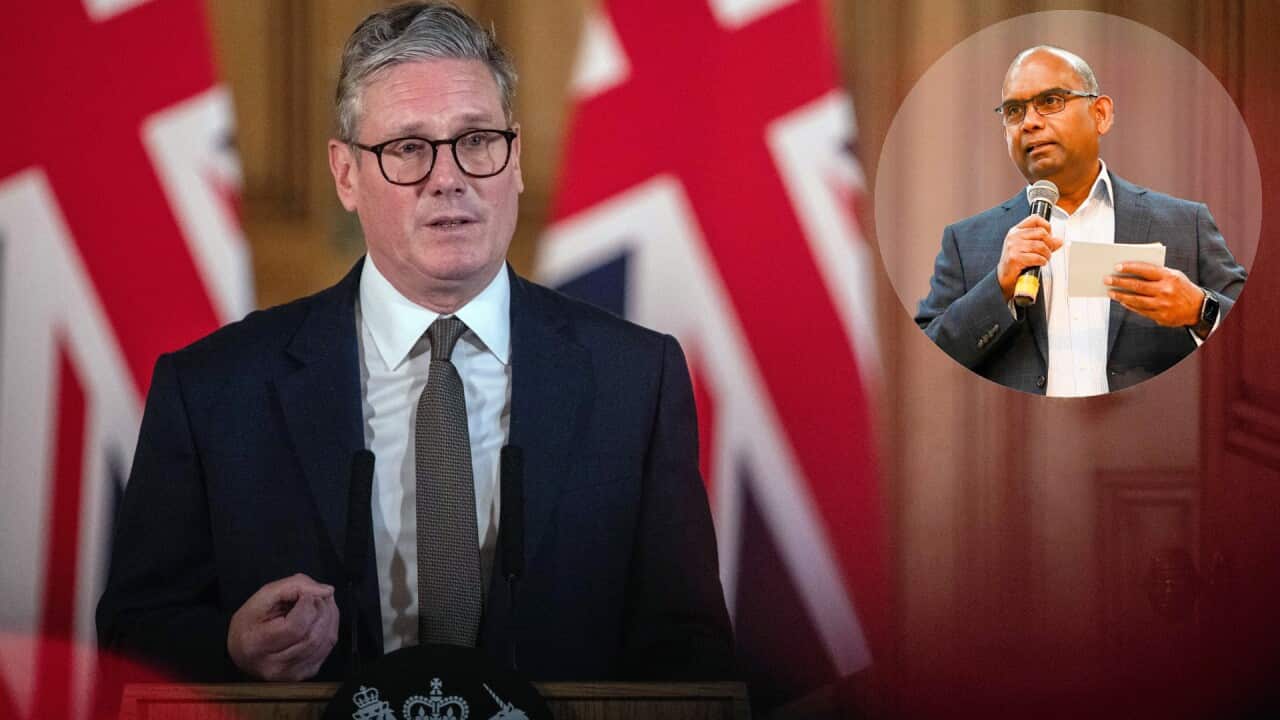 Britain's Prime Minister Keir Starmer holds news conference following first cabinet meeting