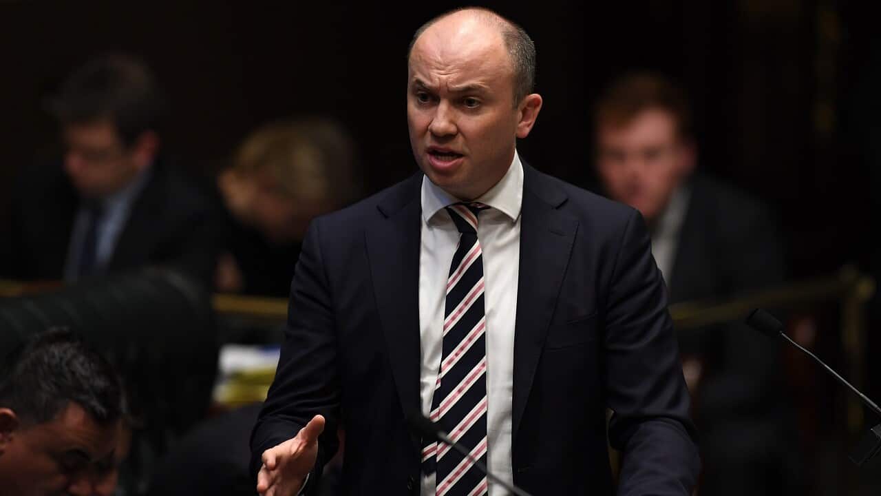 Matt Kean speaks during Question Time in the Legislative Assembly.