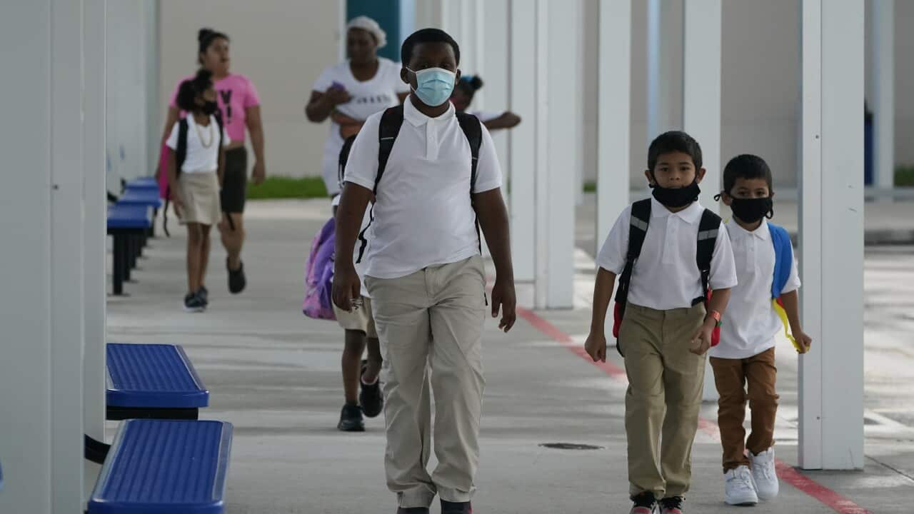 Children at school, Washington Elementary, Riviera Beach, Florida