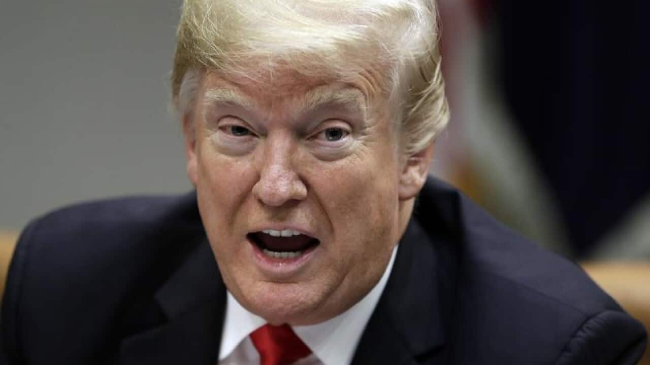 President Donald TrumpUS President Donald Trump previously declared he was happy for the country to shut down for the border wall.