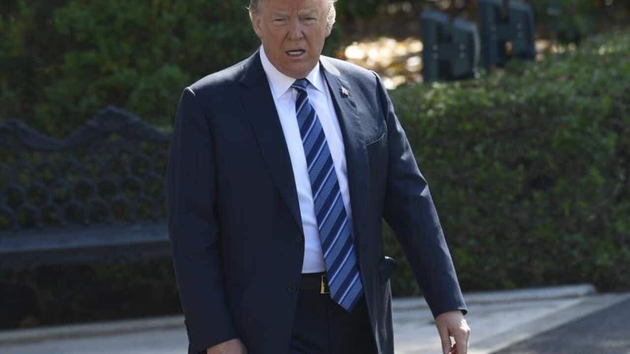 US President Donald Trump