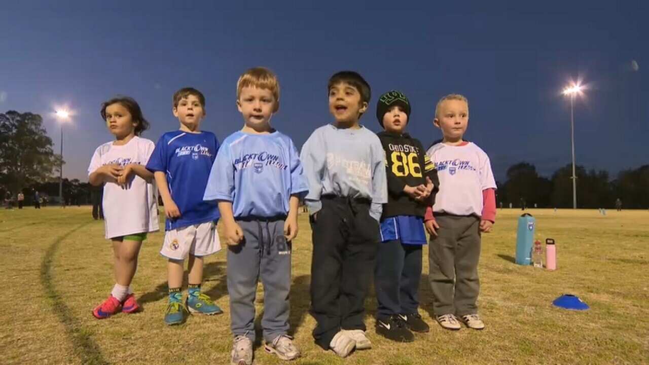 Children enjoying the ‘Try League’ program