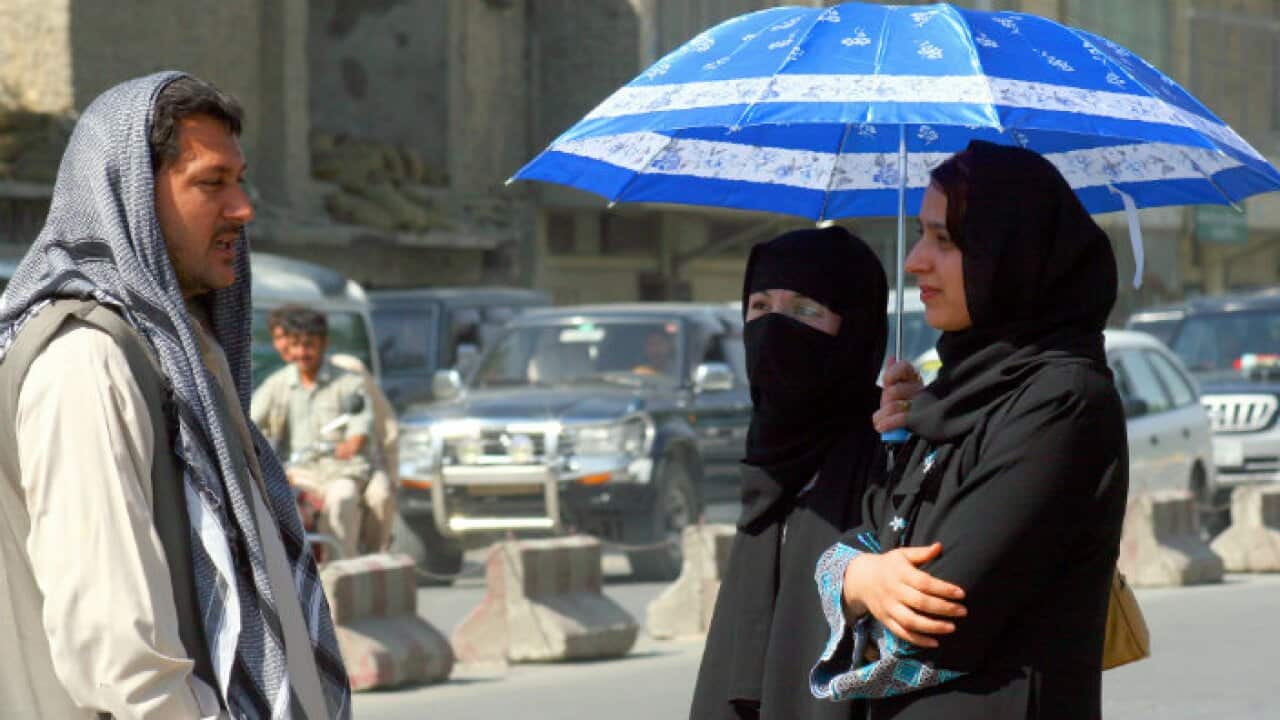 Afghan women in Kabul