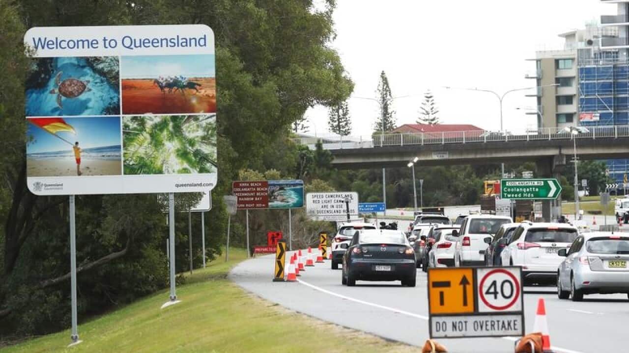 Long waits are anticipated at Queensland's borders.