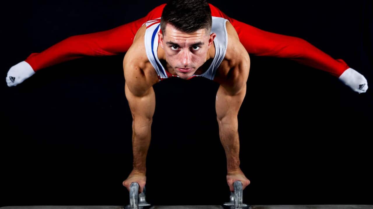 British gymnast Max Whitlock prepares for the Commonwealth Games