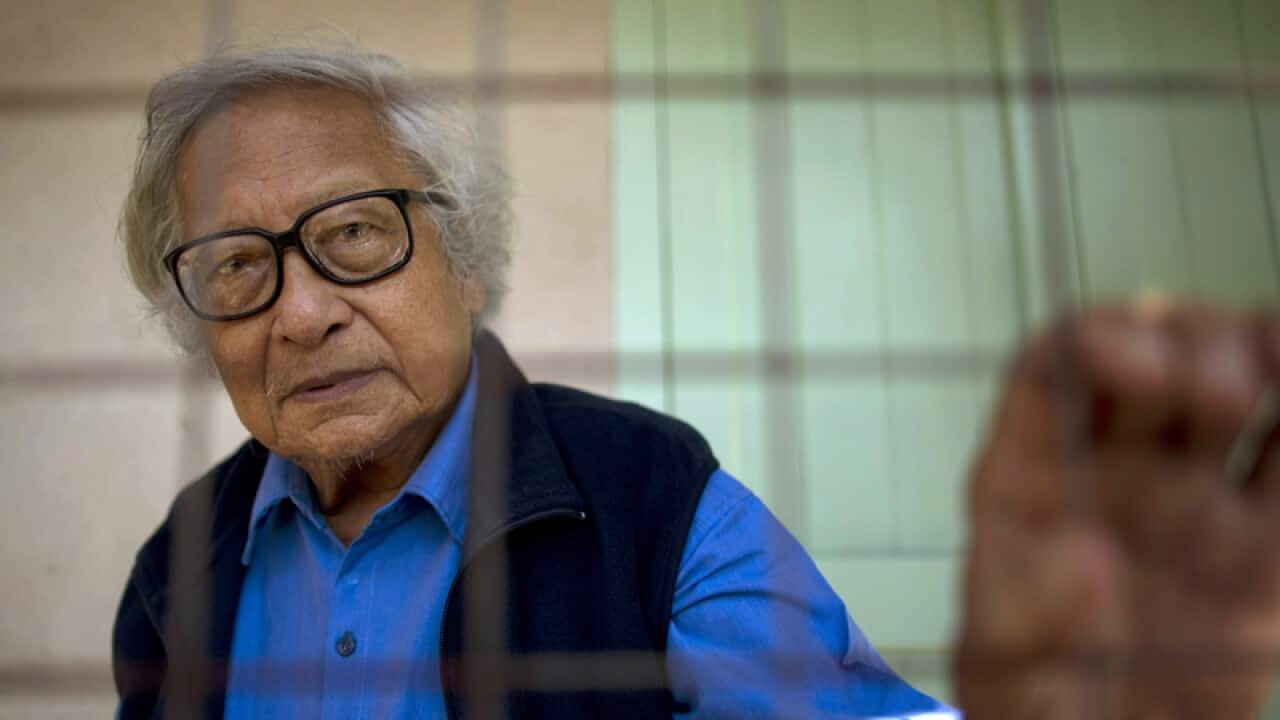 Win Tin, a former Myanmar political prisoner