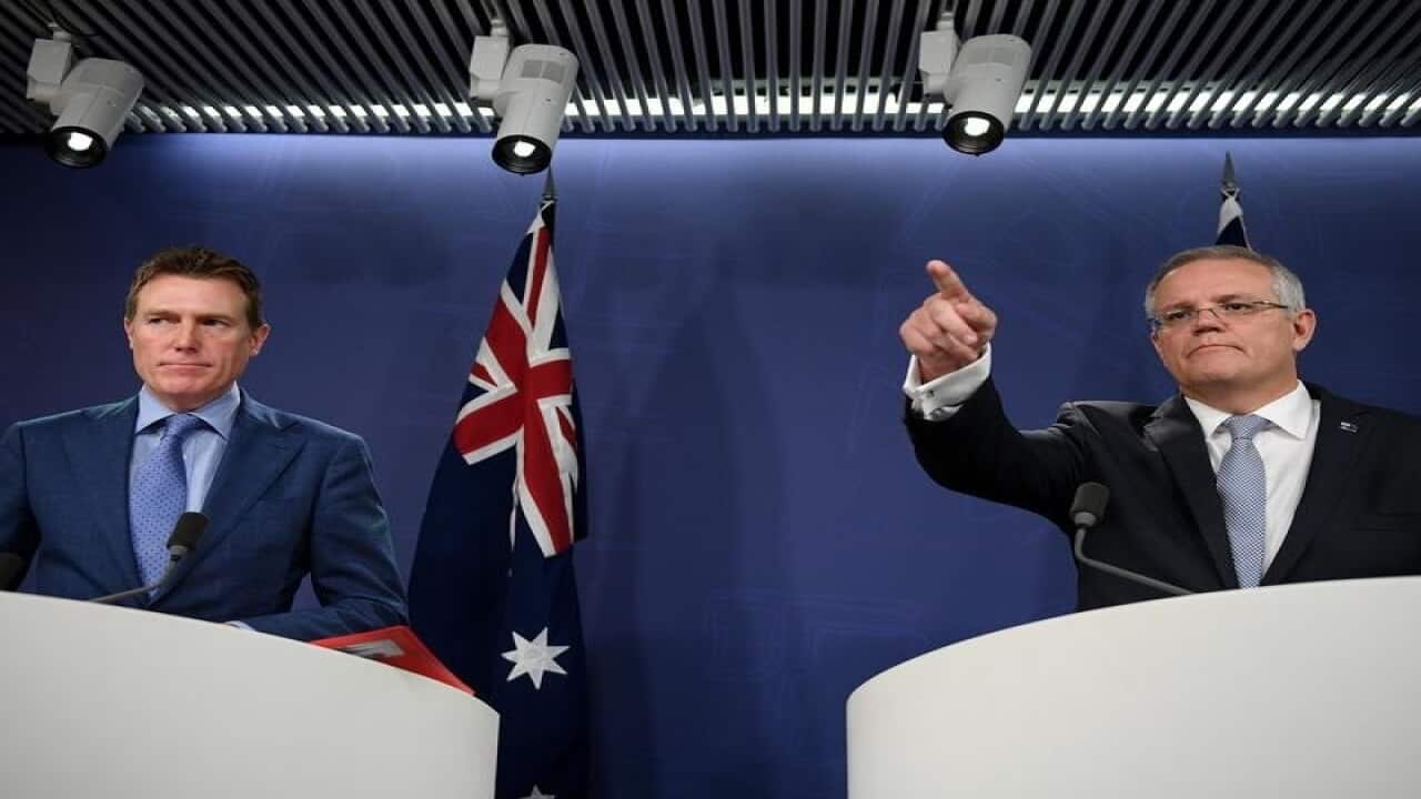 Christian Porter and Scott Morrison