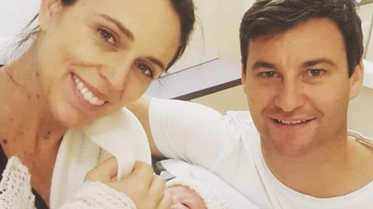 Prime Minister Jacinda Ardern and partner Clarke Gayford