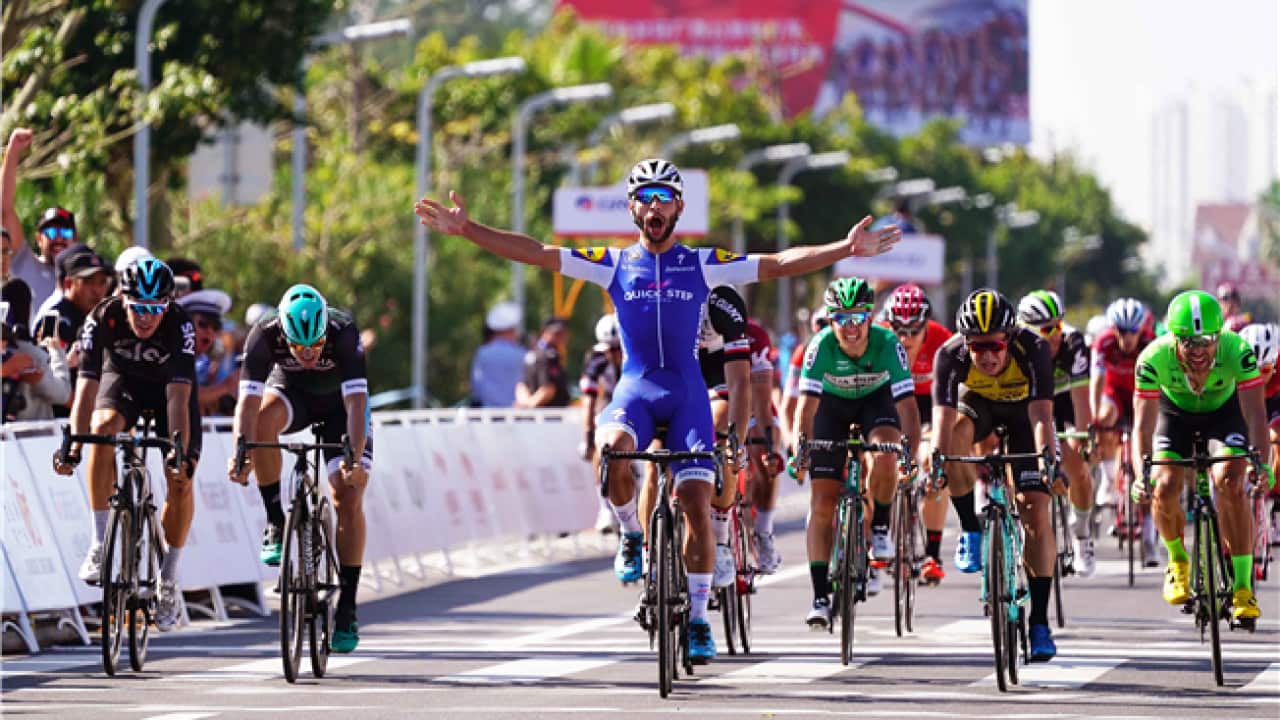 Fernando Gaviria won stage 1 of the Tour of Guangxi (Tim de Waele/Quickstep)
