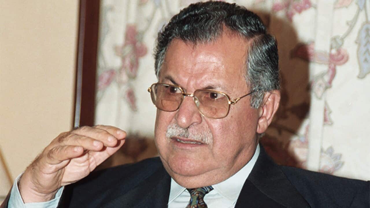 Kurdish leader and former Iraqi President, Jalal Talaban
