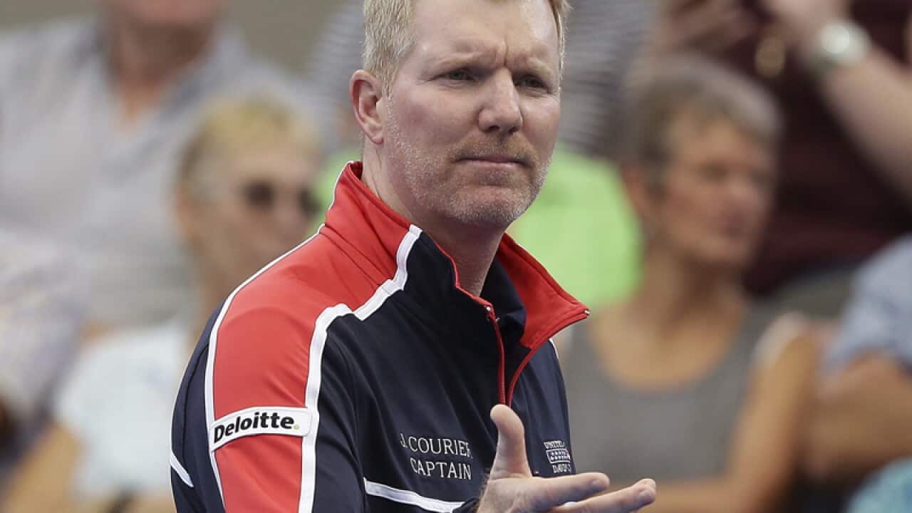 U.S. captain Jim Courier