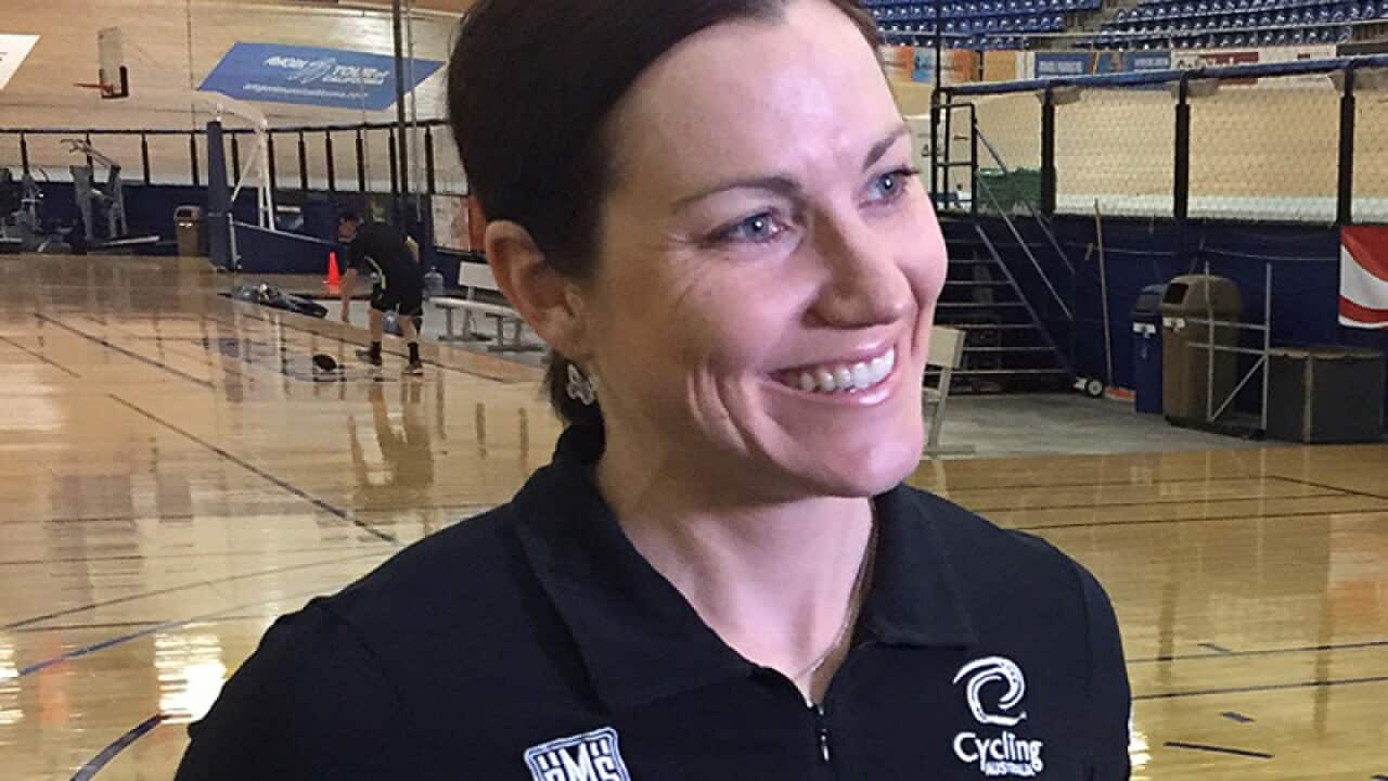 Australian track cyclist Anna Meares