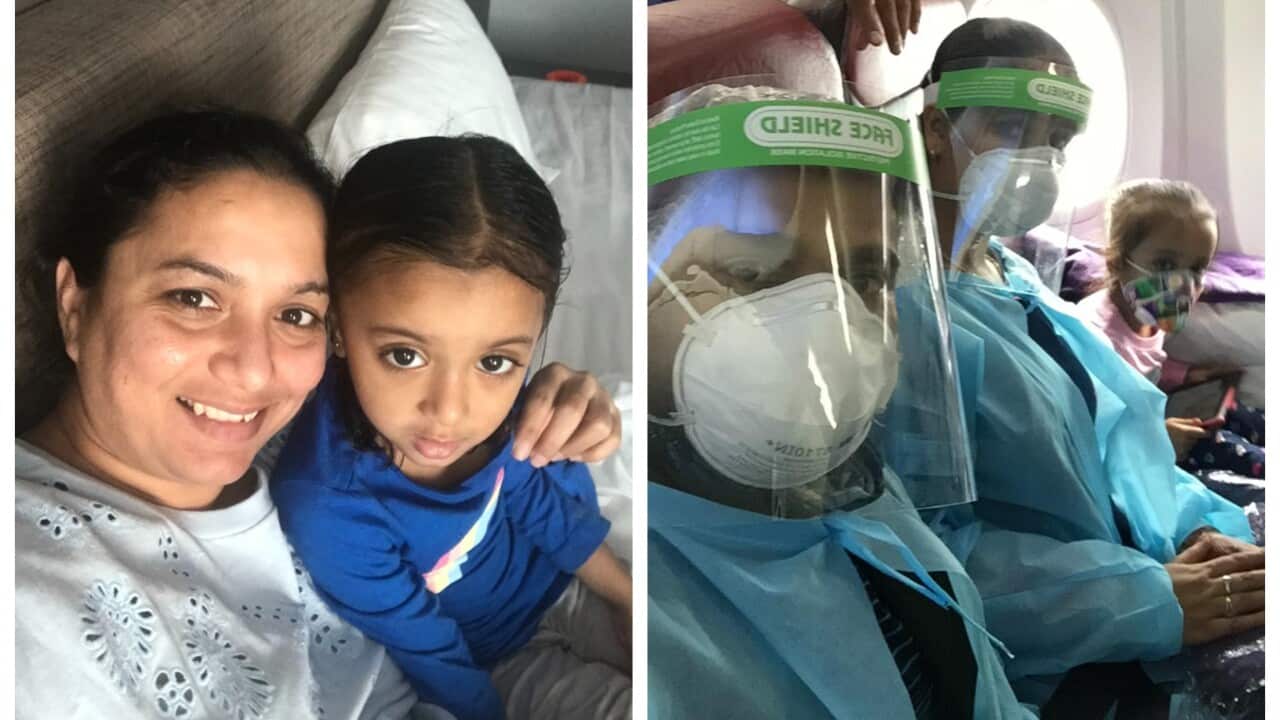 Greeshma Patel with her daughter Prisha.